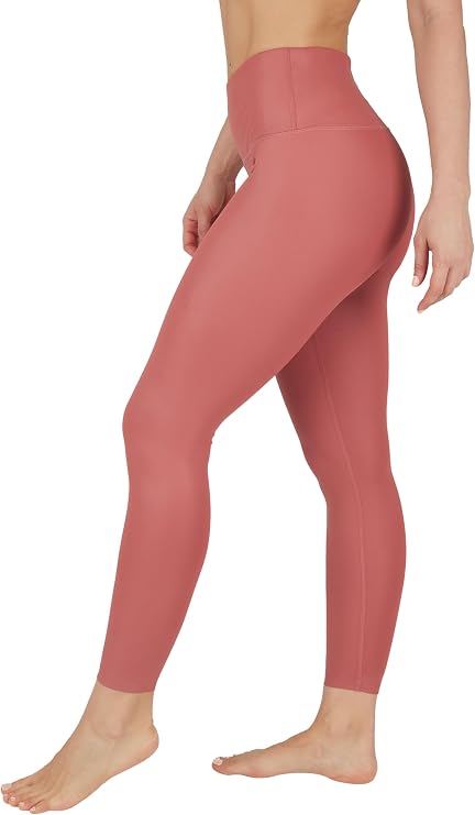 90 Degree By Reflex Womens Faux Leather Leggings Matte High Waisted High Shine Faux Leather Ankle Leggings