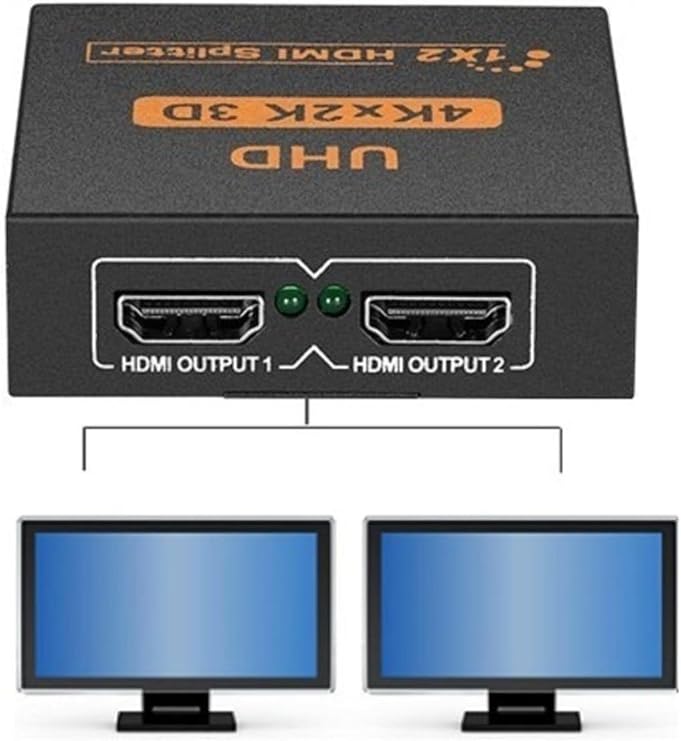 Alfais 4435 2 Port Uhd 4K HDMI Switch Display Monitor Splitter Multiplexer