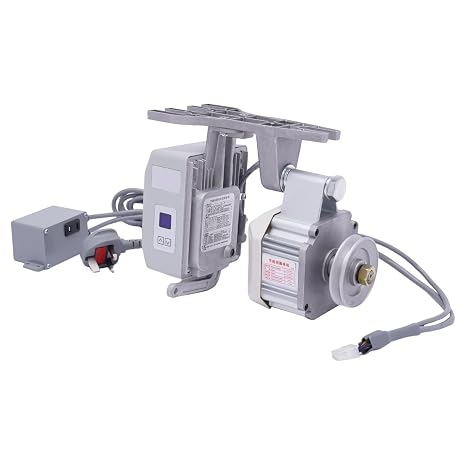 Industrial Sewing Machine Servo Motor 6000rpm Sewing Machine Motor 550W Brushless Servo Motors with LED Display & Low Noise & 2M Power Cable Energy, Split Motors Controller for Home Industrial Use