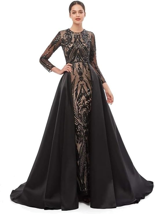 Aries Tuttle Green/Burgundy/Navy Blue Satin Mermaid Prom Evening Party Dress Gown Detachable Train
