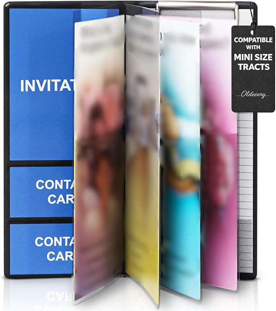 JW Tract Holder for Ministry Field Service Supplies, JW.org Gifts Organizer