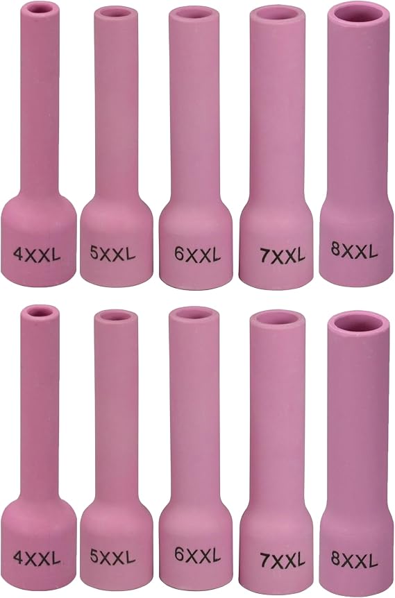 RIVERWELD TIG Ceramic Cup Shroud 53N series 8XXL 7XXL 6XXL 5XXL 4XXL 10pcs