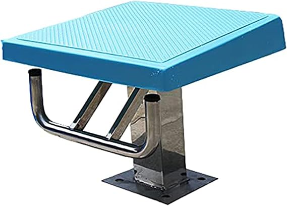 Diving Board Professional Heavy Duty Diving Board, Stainless Pool Jumping Platform, Anti Slip Rubber Surface, Competition Diving Board Deck, Diving Boards for Inground Pools