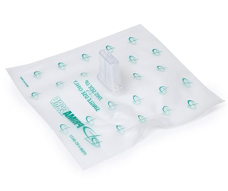 Primacare RS-8632 First Responder CPR Barrier with One Way Valve, Face Shield with HEPA Filter for CPR Training, 2x2x1 inches