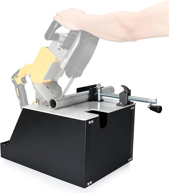 Portable Band Saw Stand for Dewalt Deep Cut DCS374B DCS374P2 Bandsaw | Powder Coated Alloy Steel | 2-in-1 Versatile Bandsaw Table for Vertical & Horizontal Bandsaw (Saw Not Included)