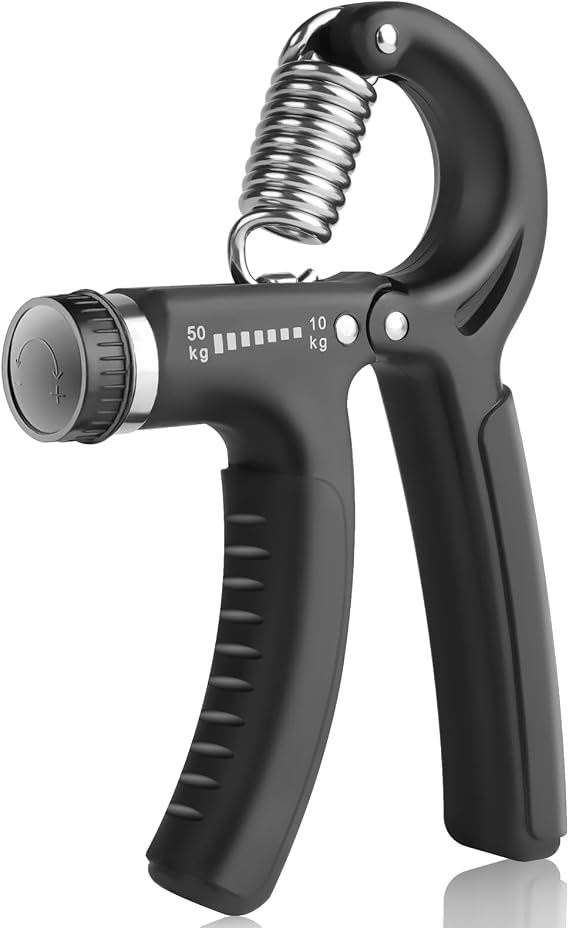 Vicloon Hand Crimping Tool,10-50kg Hand Spring,Adjustable Resistant Hand Spring Clutch Exercise Forearm, Hand Trainer for Muscle Building, Injury Healing and Stress Relief