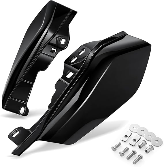 Amazicha Heat Deflector Mid Frame Air Deflectors Compatible for Harley Touring Street Glide Electra Glide Road Glide Tri Glide Road King CVO Ultra Limited 2009-2024