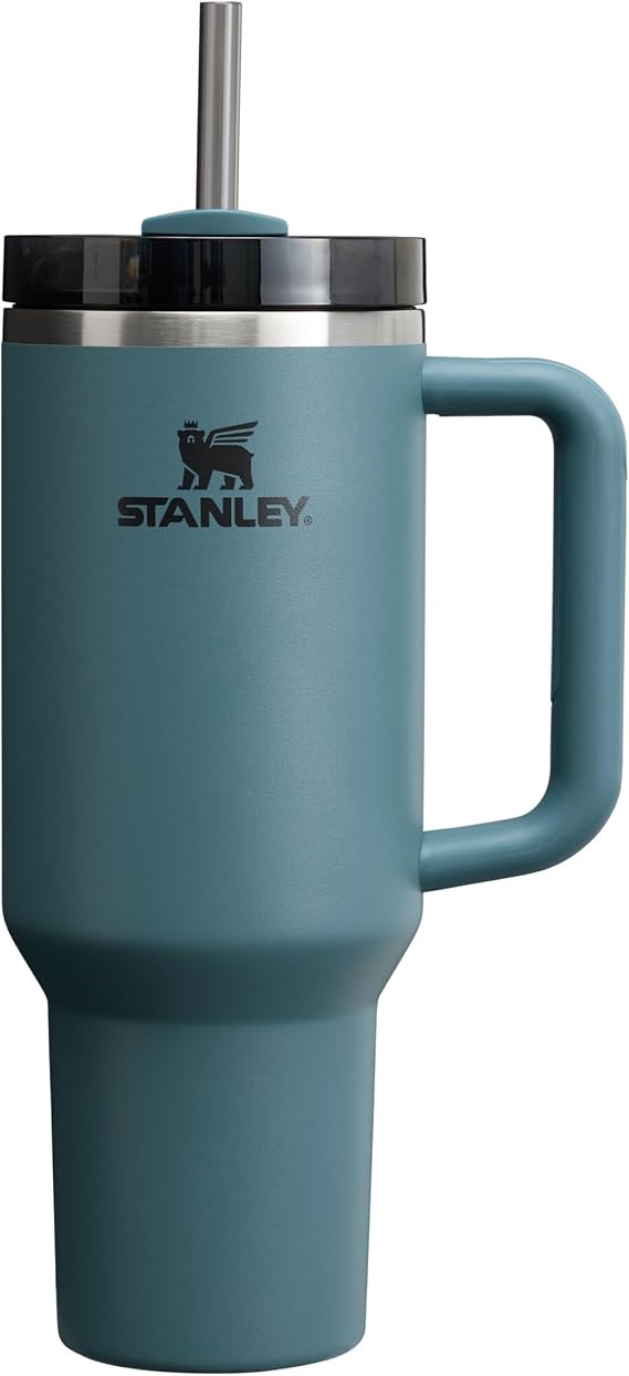 STANLEY 1913 Quencher H2.0 FlowState Tumbler 1.2L - Blue Spruce | Cold For 11 Hours - Iced For 48 Hours - Stainless Steel Tumbler With Straw, Handle And Lid - Dishwasher Safe Travel Mug