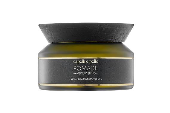 POMADE, With Rosemary Oil -Medium Hold & Shine - Hair Pomade for Black Men & Women to define Waves, Dreadlocks & Braids - Rosemary Oil with Fragrance -Hair Growth & Scalp Care- 200ml
