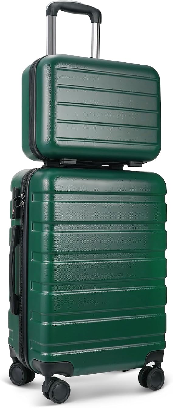 Luggage 2 Piece Sets Hard Shell Suitcase with Spinner Wheels, TSA Lock Lightweight, Durable