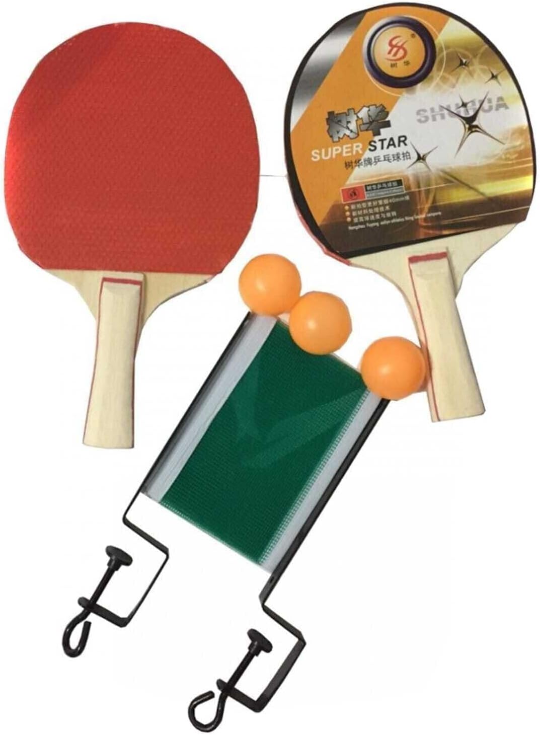 Table Tennis Set - 2 Rackets  3 Ping Pong Ball  File