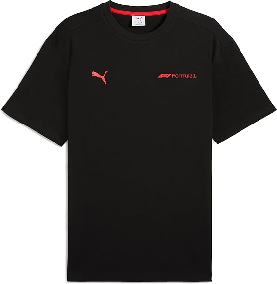 PUMA Men's Standard Formula 1 Graphic T-Shirt, Black SS25, Small