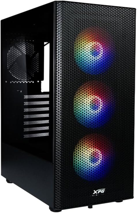 XPG Valor Mesh RGB Siyah Mid Tower Gaming Kasa 750W 80+ Gold Güç Kaynağı Dahil ATX