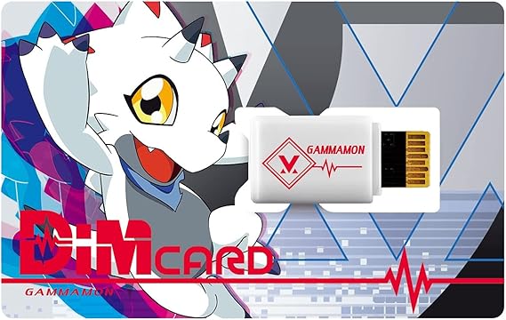 Digimon BANDAI Gammamon DIM Card DIM Card Expansion for The Vital Bracelet| Raise New Electronic Pets with This Vital Bracelet Card | Great Electronic Toy Gift