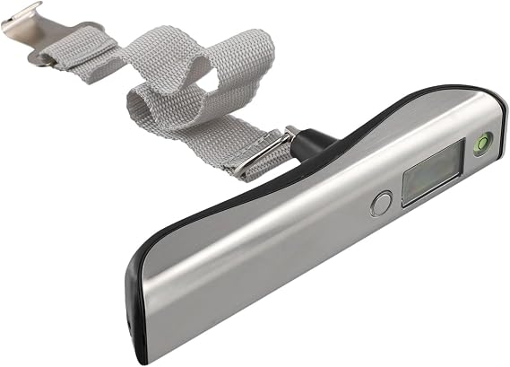 Portable Mini Suitcase Scale LED Display 50Kg/110Lb Digital Luggage Scale for Travel Bag Hanging Scales Weighing Balance