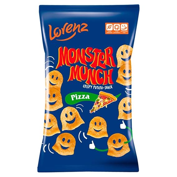 Lorenz MONSTER MUNCH potato Chips: PIZZA 75g