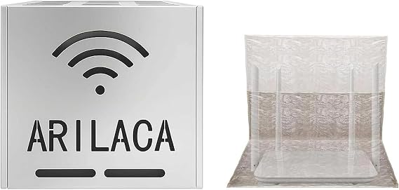 Large WiFi Router Cover Shielding E m f Blocker for WiFi Router Box E m f Faraday Cage E M f Blocker for Home E m f Shield Large Faraday Bags EMP Proof Blocks 5G About 90% E m f Protection