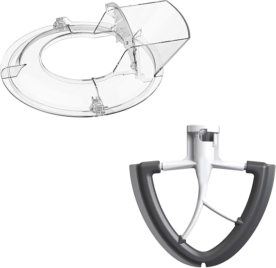 Flex Edge Beater & Pouring Shield for KitchenAid Mixer