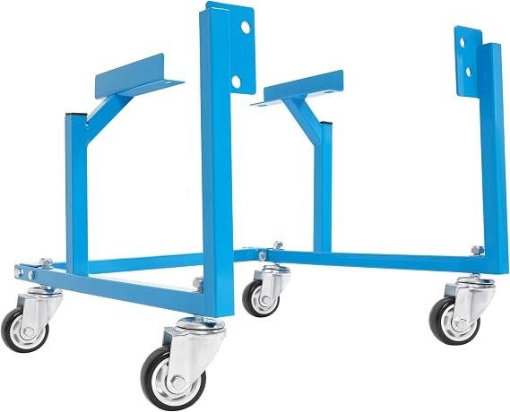 HECASA Engine Cradle Stand with Wheels Compatible with Ford Small Block