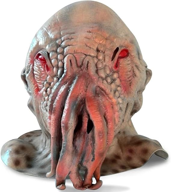 Gmasking Latex Scary Octopus Full Head Mask Costume for Halloween Masquerade Party Props