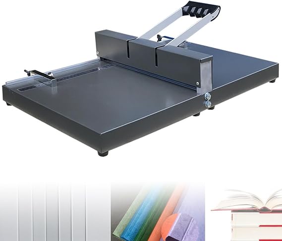 Manual Creasing Machine Paper Folding Creaser 350mm/450mm Heavy Duty Scoring Creasing Machine with 2 Adjustable Block, Manual Paper Creaser for Office Book Covers Creasing,350mm