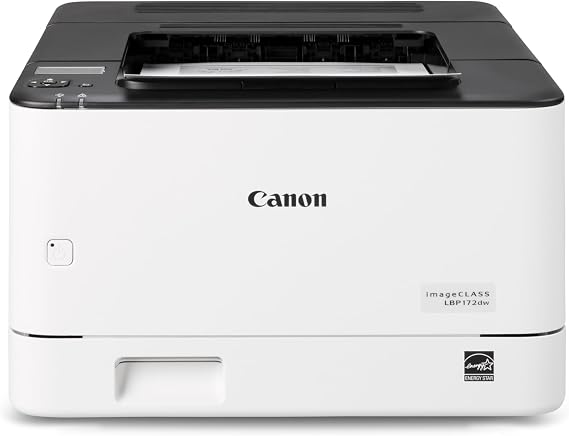 Canon imageCLASS LBP172dw Monochrome Duplex, Wireless Laser Printer, Single Function, Home Office, Mobile Ready, 35 PPM, White