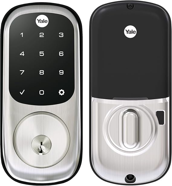 Yale Assure Lock Touchscreen Deadbolt with Z-Wave, Satin Nickel