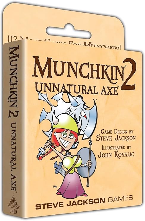 Steve Jackson Games - Munchkin: Expansion 2 Unnatural Axe - Board Game, Multicolor