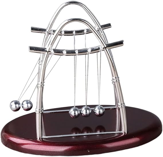 Cradle Ball Toy for Boy Girl, Steel Ball Physics Experiment Desk Ornament