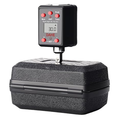 Torque Adapter Digital Display Torque Converter Real Time Measuring Mode High Precision Torque Meter with Sound and Light Warning Function Ratchet Attachment Preset Torque Tool with Exclusive