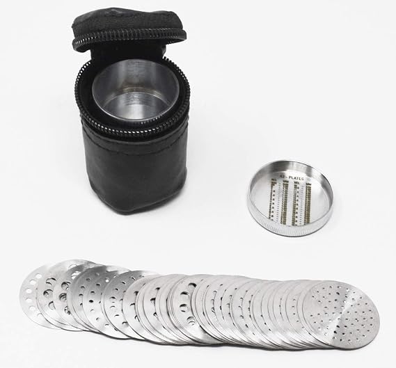 PMC Supplies LLC 43-Piece Diamond Gemstone Pearl Bead Measuring Sorting 33 MM Sieve Jewelry Making Tool Set