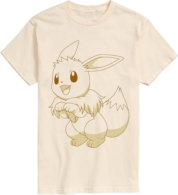 Pokemon - Eevee Jump - Men's Short Sleeve Graphic T-Shirt