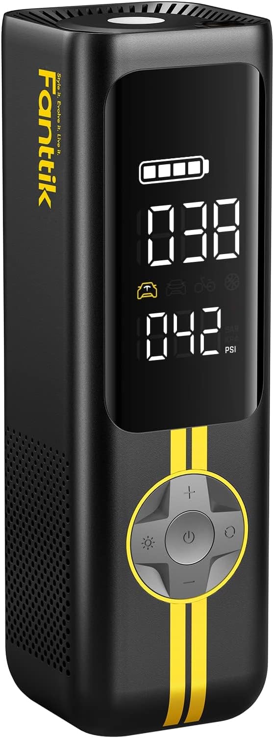 Fanttik X8 APEX EV Tire Inflator Portable Air Pump, 2X Faster Inflation