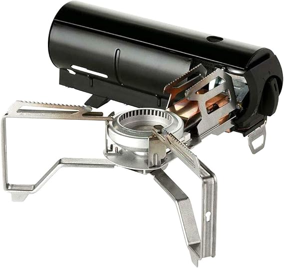 Snow Peak Home and Camp Burner, Camping Stove, Auto Ignition, Black