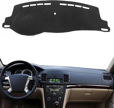 Anti-Slip Mat Dashboard Cover Pad Interior Mat for Chevrolet Epica 2007-2012 Black Dash Mat Dashboard Cover