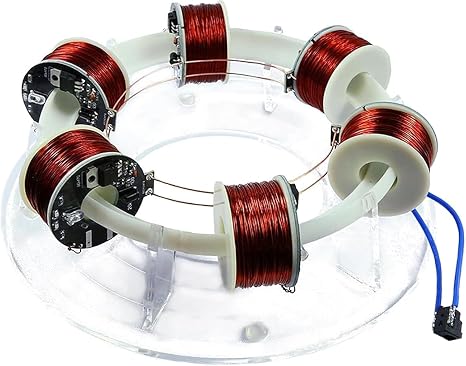 6 Coil Ring Electromagnetic Accelerator, Cyclotron Ring Accelerator Physics Experiment Model, High-tech Teaching Demonstration Model for School Laboratory