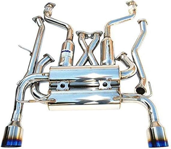Invidia HS09N7ZGIT Gemini Single Layer Cat-Back Exhaust System with Titanium Tip for Nissan 370Z