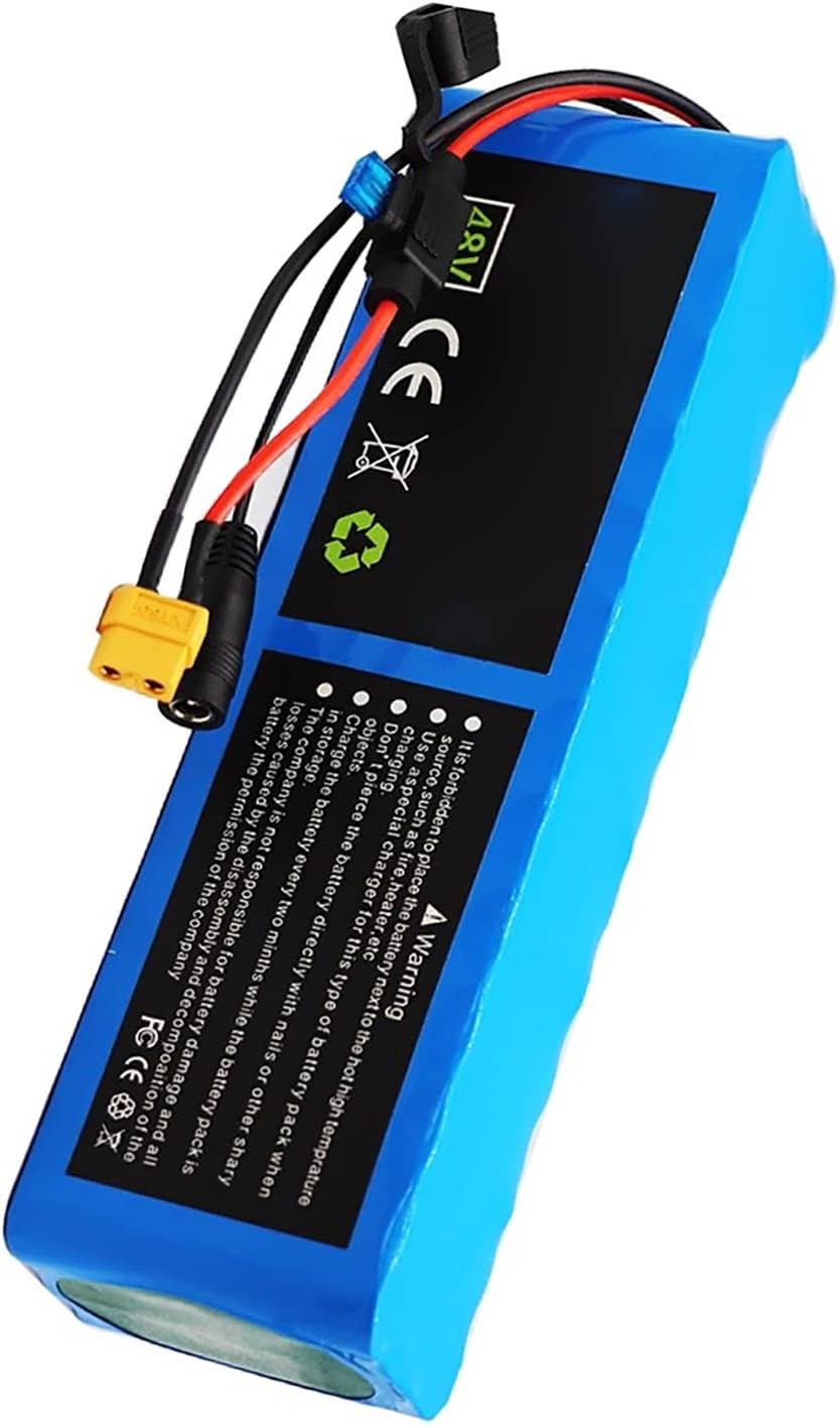 48V 7.5Ah Ebike Battery Pack Replacement Li-ion Battery with Fuse and BMS Protection Board for 100W 250W 360W Mountain Bike Motor Conversion Kit,48v7.5ah,no charger