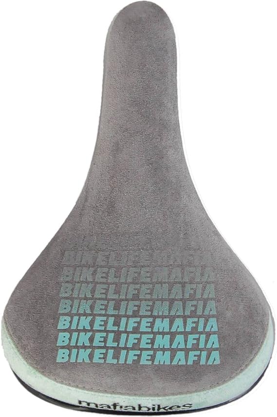 Mafia Bikes Bike Life Mafia Gray Mint Fade Wheelie Bike seat BMX and Wheelie Bike Parts Boys and Girls Bikes