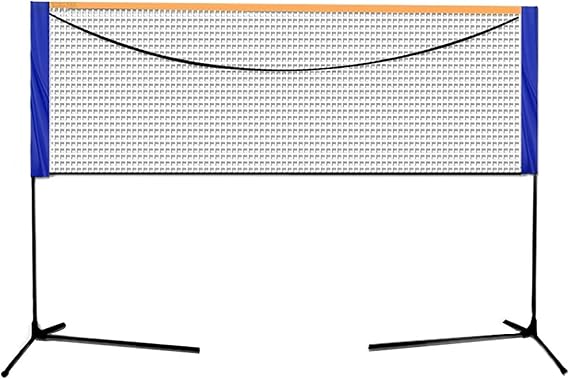 Portable Tennis Net, Badminton Net with Poles Stand and Carry Bag Easy and Fast Assembly for Volleyball, Soccer Tennis, Pickleball