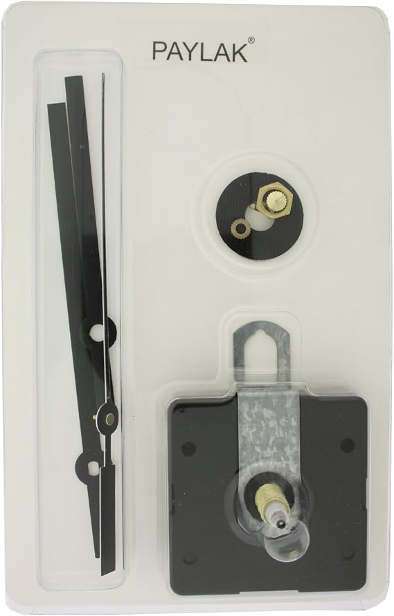 Clock Movement Quartz Square Straight Black Hand 1/4" Kit