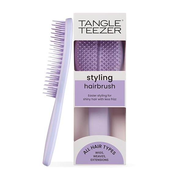 Tangle Teezer The Ultimate Styler Hair Styling Brush for Dry Styling, Maintains, Blends & Adds Volume, Texture & Shine, Lilac Cloud