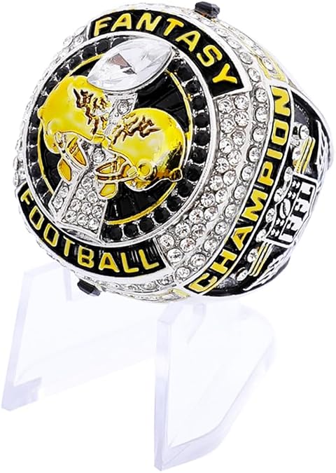 2024 Fantasy Football Championship Trophy Ring Award Prize Sports Winner FFL Champion Ring