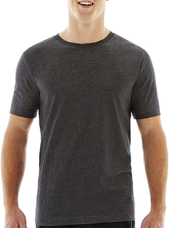 Xersion Xtreme Cotton Tee (Dark Gray, Large)