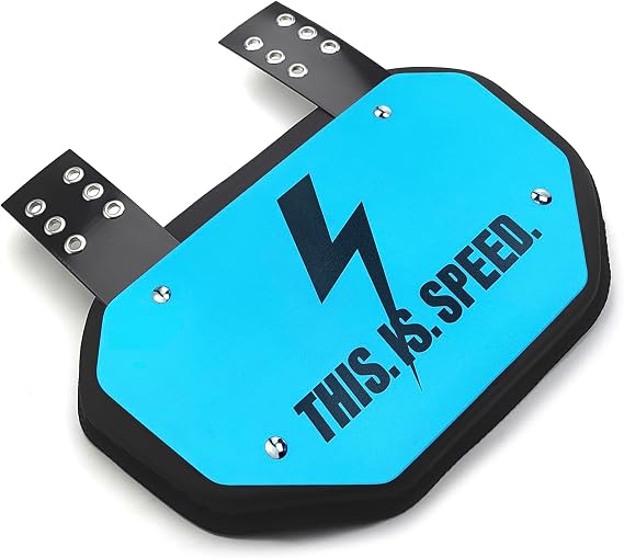 Pro Football Backplate Heavy Duty Spin Guard for Football Should Pads Lightweight Breathable QB/RB Protection Fits Kids Youth to Adult Players