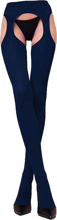 Trasparenze Cortina 100 Den Soft Opaque Velvet Smooth Strip Panty Suspender Tights