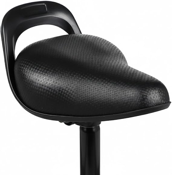 Kids Bike Seat Replacement - Comfortable Padded Bicycle Saddle for 12 14 16 Inch Boys Girls Bikes Soft Breathable Cushion for Mountain Road Cycling (Universal Fit, Black)