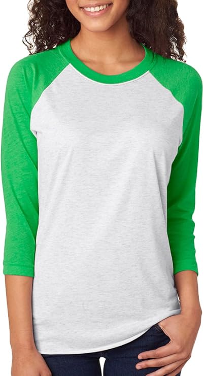Tri-Blend 3/4 Raglan T-Shirt by Next Level Apparel