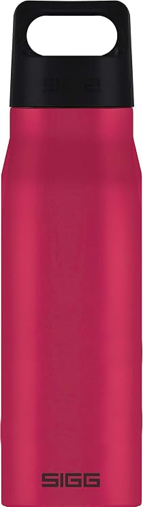 Sigg - Reusable Water Bottle - Explorer Magenta - Leakproof, BPA Free - 18/8 Stainless Steel - 34 Oz