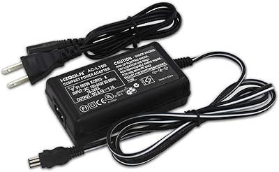 AC-L100A AC Adapter Charger Compatible with Sony CCD-TRV16, CCD-TRV25, CCD-TRV36, CCD-TRV37, CCD-TRV68, CCD-TRV128, CCD-TRV138, MVC-FD, DSC-S30, DSC-F707, DSC-F717, DSC-F828